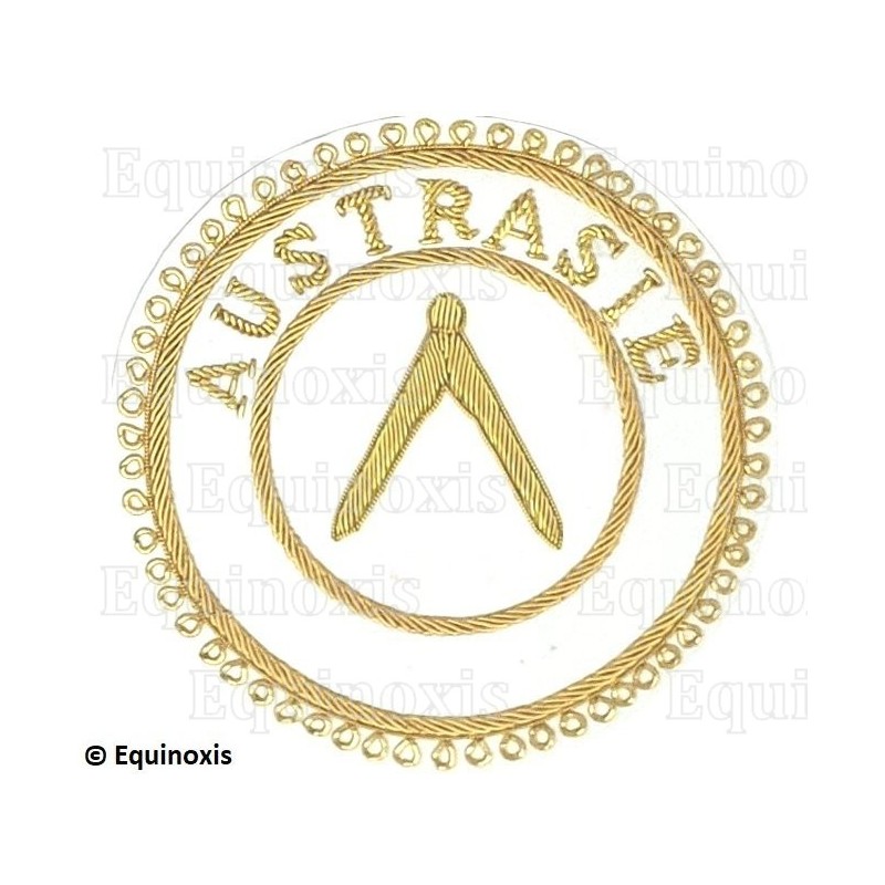 Badge / Macaron GLNF – Grande tenue provinciale – Grand Inspecteur – Austrasie – Brodé main